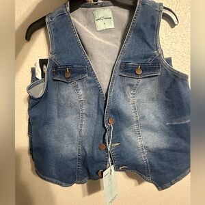 Tj Maxx 2 piece blue jean outfit